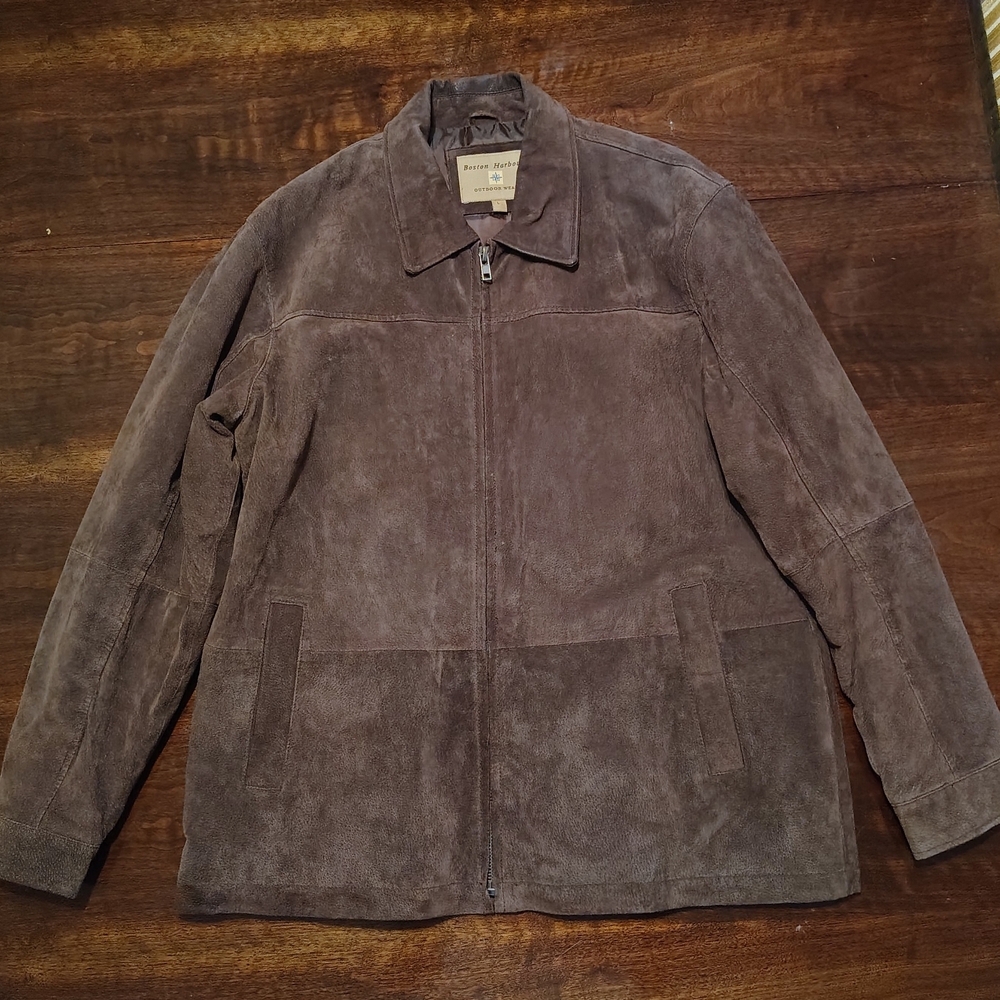 Men's Brown Suede Jacket